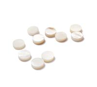 HEMOTON 10pcs White Shell Sound Dot Fret Markers Stickers for Guitar Fretboard Decorations