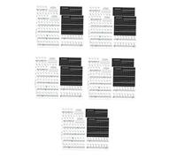 HEMOTON 10sets Beginner Piano Keyboard Stickers Removable Piano Keyboard Labels for Electronic Organ for Keys