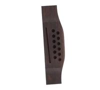 HEMOTON 12 Strings Rosewood Acoustic Guitar Bridge with Bone Saddle Go210 Great Tone Easy Mount for Folk Acoustic Guitar DIY