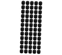 HEMOTON 120pcs Microphone Sponge Covers Headset for Lapel and Headset Mics Reduces Wind Noise and Saliva Damage for Singers and Speakers