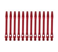 HEMOTON 12pcs Aluminum Alloy Rod Shaft Thread Stem 2ba Thread Compatible Locking Hole Tightening Darts Accessories for Leisure Sports