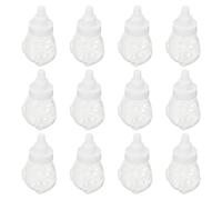 HEMOTON 12pcs Bear Shaped Candy Boxes for Shower and Birthday, Plastic Small Candy Storage Boxes with Versatile and Stylish Decorative Design
