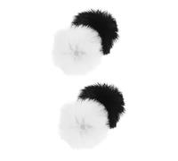 HEMOTON 12pcs Microphone Windscreen Furry Cover Mic Wind Cover for Outdoor Recording Wind Shield Muff Microphone Accessory for Recording Mic