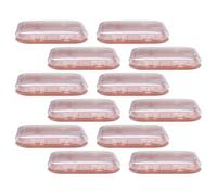 HEMOTON 12pcs Nail Art Organizer Case for Press on Nails, Abs Storage Box