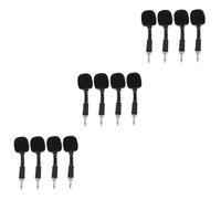 HEMOTON 12pcs Noise Cancelling Streaming Microphone Boom Arm In-line Singing Mic for Live Performances Windproof Lavalier Microphone Wired for Computer Phone