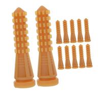 HEMOTON 12Pcs Poultry Hair Removal Sticks for Chicken Plucker Machine Fingers for Efficient Depilation of Chickens Ducks Geese Compact Durable Accessory for Farms