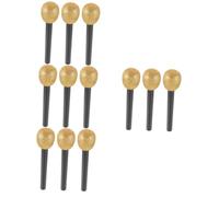 HEMOTON 12pcs Retro Fake Microphone Toys for Boys and Girls Boys and Girls Party Music Accessories Foam Microphone Props