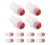HEMOTON 12pcs Roll on Bottle Insert Perfume Bottle Roller Top Essential Oil Accessories Easy to Install Portable Jade Stone Replacement 0.79x0.59x0.59in