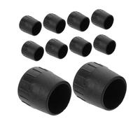 HEMOTON 12pcs Rubber Foot Caps for Tube Mic Arm Stand Anti-vibration Sleeve Protectors for Stable Audio Recording Easy Installation Shock-absorbing Replacement Tips
