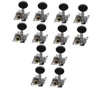 HEMOTON 12pcs Ukulele Tuning Pegs Accurate Machine Open- Keys for Enhanced Sound for Ukuleles and Guitars