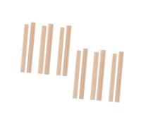 HEMOTON 12pcs Wood Kalimba Bridges Professional Kalimba Replacement Parts for Thumb Piano Light Brown