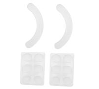 HEMOTON 14pcs Drum Mute Pads Silencer Mats for Drum Kits Transparent Accessories Easy to Install Reduces Overtones for Practice Sessions