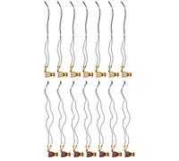 HEMOTON 14pcs Stylish African Drum Pendant Necklace for Women Featuring Wood and Leather Materials, Neck Adornment for Beach Parties and Dancing Parties with Creative and Elegant Design