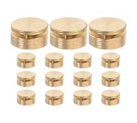 HEMOTON 15pcs Gold Nail Charms Rotating Post Kit with Low Friction Micro Axle, Noise Reduction and Easy Installation Metal Alloy Bearings for DIY Manicure Nail Art