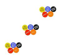 HEMOTON 15pcs Poker Chip Dealer Button Big Blind Blind Missed Bling Kill for Poker Gambling Games Style