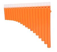 HEMOTON 16/18 Pipe C Key Pan Flute Professional National Instrument for Boys and Girls Easy Learning Performance Educational Panpipes for School Use