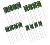 HEMOTON 16pcs Electric Guitar Capacitors Set Replacement Bass Guitar Tone Capacitors (0.047/2a473j 0.022/2a223j 0.033/2a333j 0.068/2a683j) Accessories for Enhanced Sound