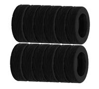 HEMOTON 16pcs Luggage Wheel Covers Silicone Noiseless Wheel Protectors for Suitcase Office Chair Caster Luggage Spinner Protectors