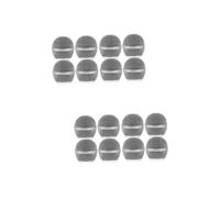 HEMOTON 16pcs Microphone Grill Cover Metal Mesh Windscreen Replacement Grille for Dynamic Mic