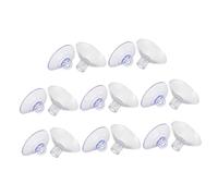 HEMOTON 16PCS Transparent PVC Suction Cups for Cat Window Beds Round and Cross Vacuum Holders Replacement for Cat Hammock Perch Glass Mounts with Strong Grip and Compatibility