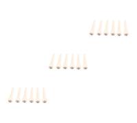 HEMOTON 18pcs Brass Circle Guitar Bridge Pins Shell Dot String Pegs for Acoustic Guitar Bridge Replacement