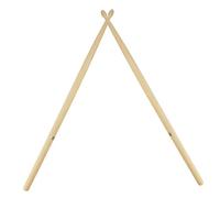 HEMOTON 1pair Maple Wood Drumsticks for Boy Girl Smooth Drumsticks for Beginners for Jazz Drumming and Orchestra Practice