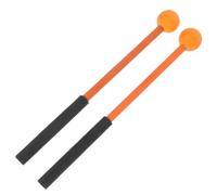 HEMOTON 1pair Rubber Xylophone Mallets Ergonomic Handle Suitable for Marimbas Glockenspiel and Other Percussion Instruments Comfortable Grip for Beginners