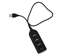 HEMOTON 1pc 4 Port Hub Usb Extenders Usb 2.0 Expander Hub Usb 2. 0 Data Hub Usb Expander Usb Extension Device Portable Usb Hub Usb 2.0 Hub Usb Hubs 4 in 1 Usb Hub Mini Equipment Abs