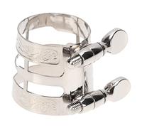 HEMOTON 1pc Alto Saxophone Flute Head Card Embossed Nickel-plated e Flat Sax Mouthpiece Fastener for Beginners and Artists Design for Optimal Sound Performance