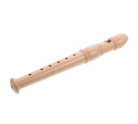 HEMOTON 1pc Boy Girl's Wooden Soprano Recorder Beginner Musical Instrument for Boys and Girls Portable Educational Toy Develops Finger Skills and Sound Perception Classic Retro Design
