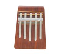 HEMOTON 1pc Portable Finger Piano Kalimba Key Reddish Brown Thumb Piano for Boys and Girls Beginners Lightweight Musical Instrument for Go Melodies