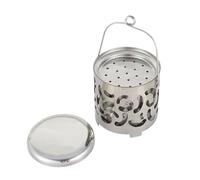 HEMOTON 1pc Portable Mini Tent Heating Cover Stainless Steel Outdoor Stove Protector for Camping Hiking and Picnics Durable Easy to Clean Compact Design for Winter Warmth