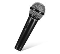 HEMOTON 1pc Small Simulated Microphone Lightweight Fake Mic for Boys and Girls for Pretend Play and Stage Fun Toy Microphone for Parties Black