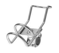 HEMOTON 1pc Stainless Steel Fishing Rod Holder Stand for Boats Rotating Fishing Rod Rack Sturdy and Durable Silver