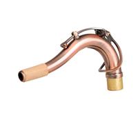 HEMOTON 1pcs Saxophone Curved Alto Neck Replacement Part Smooth Finish Brass Lightweight Design for Enhanced Sound Quality Music Instrument Accessory Red Antique