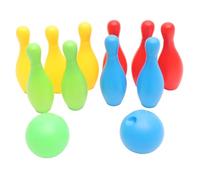 HEMOTON 1set Bowling Ball Mini Bowling Indoor Sports Bowling for Bowling Game for ’s Bowling Random 10pcs