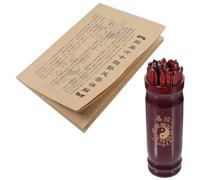 HEMOTON 1set Chinese Telling Sticks with Bucket and Divination Book Sticks for Family Games Compact and Portable Divination Prop for Fun and Wishes Random Style
