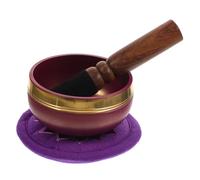 HEMOTON 1set Copper Singing Bowl for Meditation Yoga and Healing Includes Stick Cushion and Beautiful Bowl for Mindfulness Practices