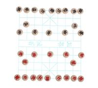 HEMOTON 1Set Miniature Dollhouse Chinese Chess Portable Chess Pieces for Room Decoration for Dollhouse Accessories and Creative Layouts Features Intricate Details
