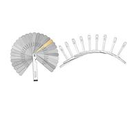 HEMOTON 1set Stainless Steel Guitar Radius Gauge Accurate Tool for String Height Nut Depth and Pickup Height Measurement Luthier Kit for Guitar Setup and Maintenance
