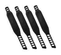 HEMOTON 2 Pairs Adjustable Heavy Duty Cycle Pedal Straps of Exerciser Pedal Straps for Stationary DIY Fit for Various Foot Shapes and Travel Friendly Cycling Accessories