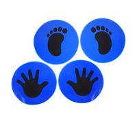 HEMOTON 2 Pairs Soccer Training Markers Football Training Floor Signs Beautiful Practical Pvc Sturdy Reusable Agility Drills Markers for On-site Boundaries