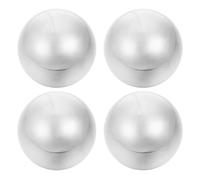 HEMOTON 2 Pairs Stainless Steel Hand Exercise Balls 52mm Solid Baoding Balls for Hand Therapy, Strength Training and Elderly Fitness Massage Tool in Pocket Size