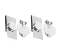 HEMOTON 2 Pairs Stainless Steel Magnetic Tie Clips Invisible Tie Fastener Pins Anti-Wrinkle for Business and Wedding Men’S Accessories