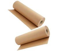 HEMOTON 2 Rolls Khaki Kraft Paper Rolls for Wrapping and Packaging Safe and Secure Brown Wrapping Sheets for Crafts and Making Flowers Versatile Paper Accessory
