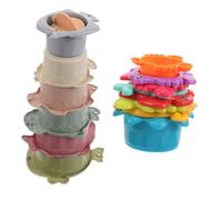 HEMOTON 2 Sets Early Education Stacking Cup Stacking Cup Stacking Cups Stacking Cups for Stacking Cups Stacking Cups for Stacker Cups Plastic