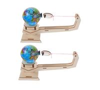 HEMOTON 2 Sets Educational Stem Wooden Science Puzzle Kit for Gravity and for Home School Classroom Learning Promote Collaborative Play and Family Bonding