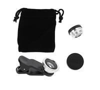 HEMOTON 2 Sets Fisheye Lens Kit for Phone Smartphone Camera Lens Magnifier for Mobile Photography for Landscape and Flower Shooting