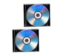 HEMOTON 2 Sets Recordable Blank CD R Discs with Jewel Cases Large Capacity Writable Media for Music Data Photos Compatible with Various Dvd CD Devices Stable Sound Quality for Audio