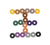 HEMOTON 20 Pcs Strap Button Felt Washers for Cymbals Hi-hat Cymbal Stand Felt Pads Drum Set Accessories for Acoustic Drum Practice